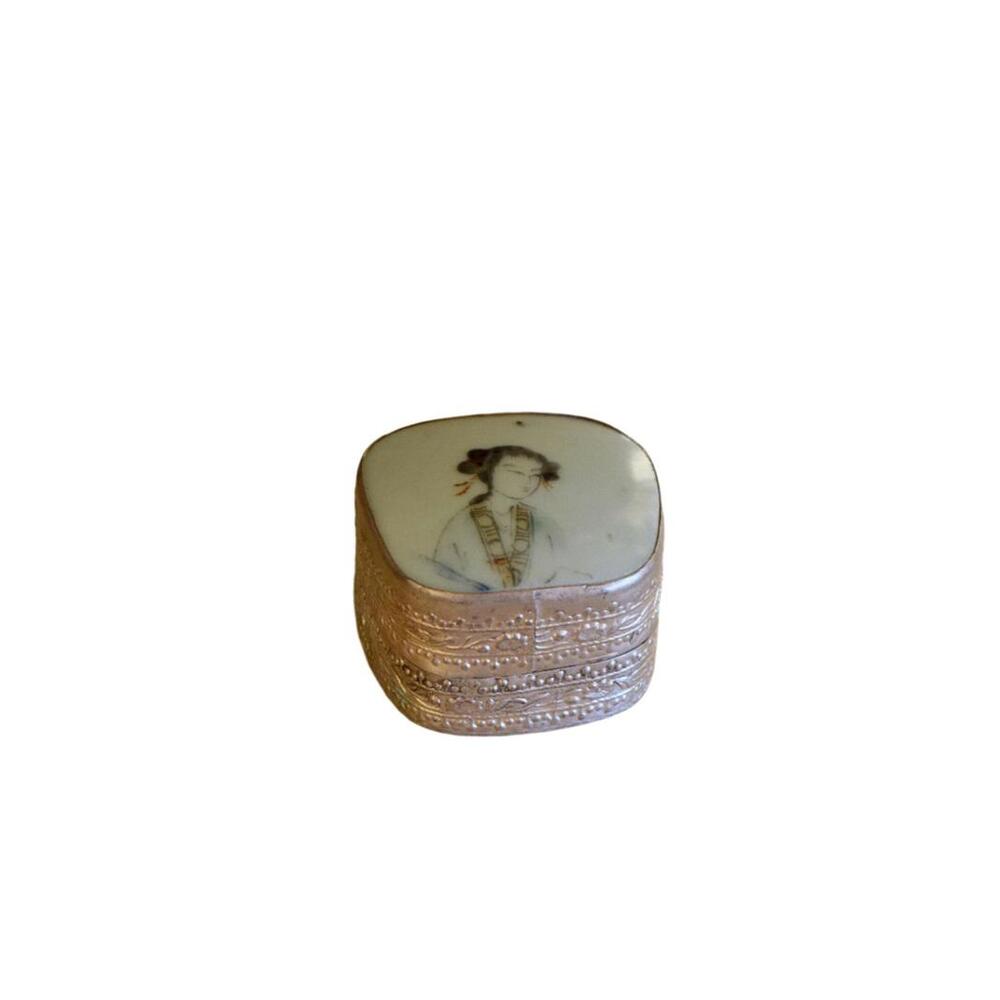 Chinese Porcelain Shard Trinket Box